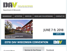 Tablet Screenshot of dav-wi.org